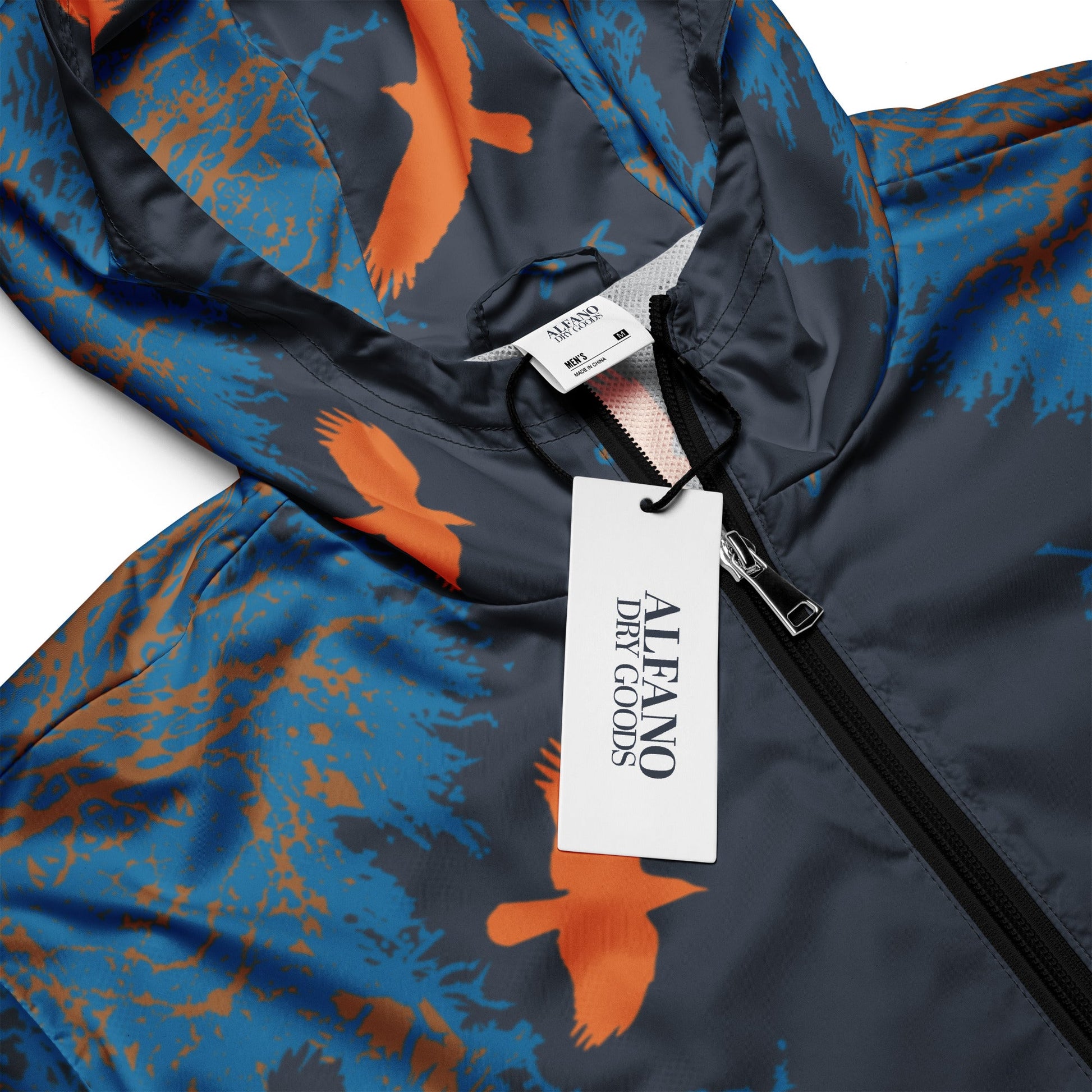 Crows in Flight - Men’s windbreaker - Ginger Gem - Alfano Dry Goods