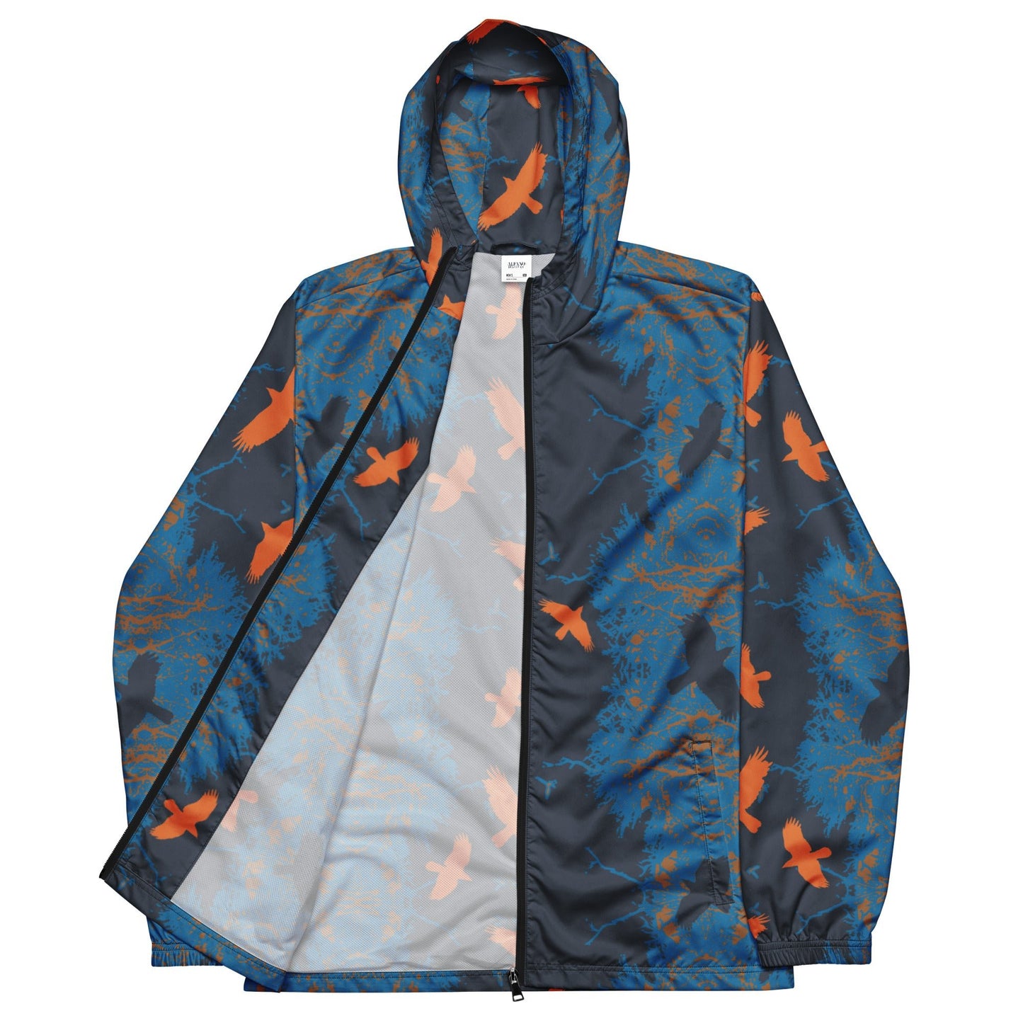 Crows in Flight - Men’s windbreaker - Ginger Gem - Alfano Dry Goods