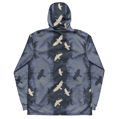 Crows in Flight Men’s windbreaker - Ivory - Alfano Dry Goods