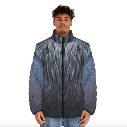 Winged Raven Puffer Jacket - Alfano Dry Goods